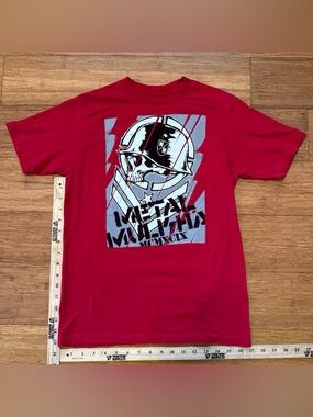Tractr Red Skull Graphic Short Sleeve Tee
